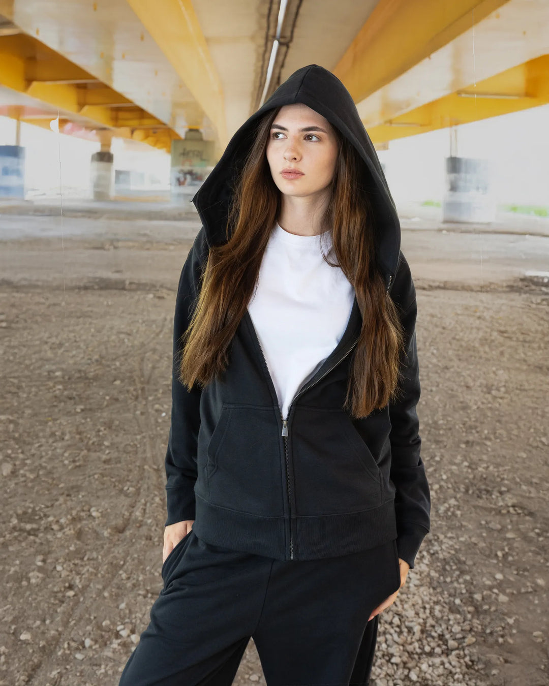 Bluza rozpinana z kapturem