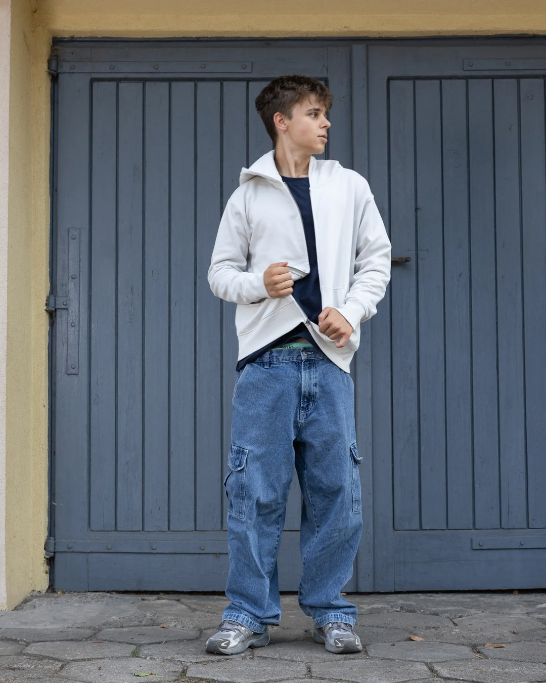 Bluza rozpinana z kapturem