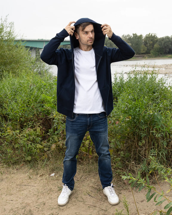 Bluza rozpinana z kapturem