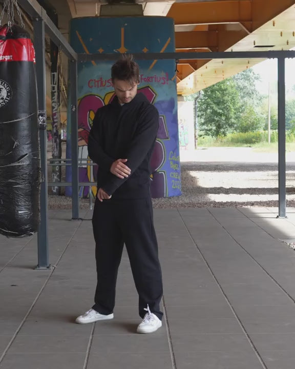 Spodnie dresowe z prostą nogawką